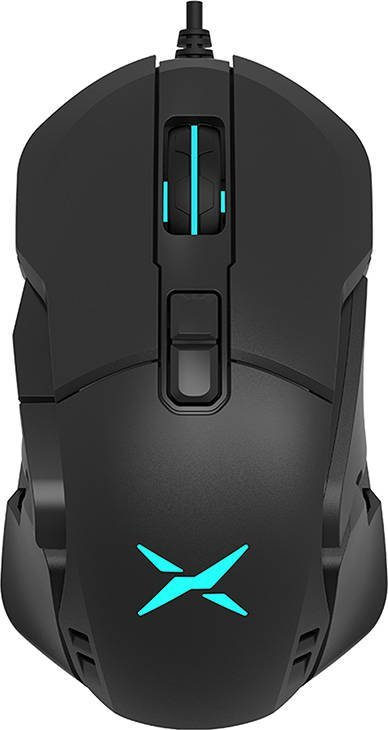 Maus gaming Delux M629BU, 16000 DPI, RGB, i zi