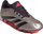 Këpucë futbolli për kalamaj Adidas Predator Club FxG Jr IF6423, për fushë me bar natyral, shollë me tapa, gri me të zeza dhe rozë