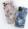 Kapak telefoni Rifle Paper Co Garden Party Blue për iPhone 13 Pro, transparent, i fortë ndaj rënieve, blu