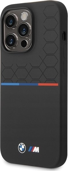 Mbrojtëse telefoni BMW BMHCP15X22SMPK, për iPhone 15 Pro Max 6.7", silikon, e zezë
