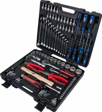 Set veglash KS Tools 917.0797, 97 copa, 1/4" dhe 1/2", me valixhe plastike