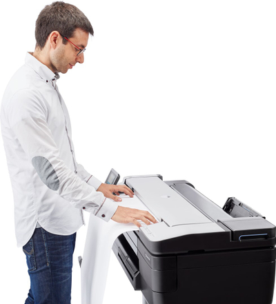 Plotter HP DesignJet T830 24", A1, multifunksional, gri