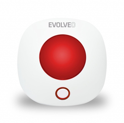 Sirenë e brendshme EVOLVEO Alarmex Pro ACSALMIMS, wireless, 110 dB, e bardhë
