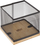 Kuti organizimi 5five Organizer Box, metal dhe bambu, 10cm, e zezë