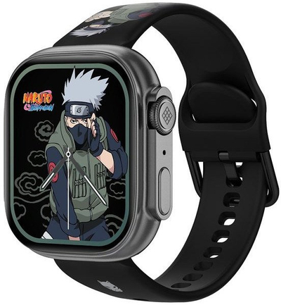 Паметен часовник Abyx Fit Touch 5 156701, екран на допир, дизајн Kakashi Hatake, сива space