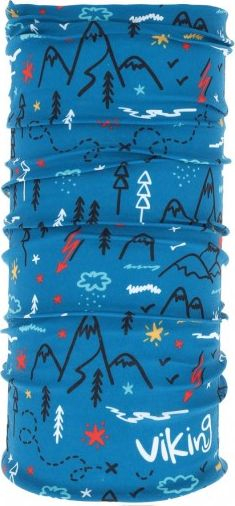 Bandanë qafe Viking Neck Warmer, poliestër funksional, shumëpërdorimës, blu e errët