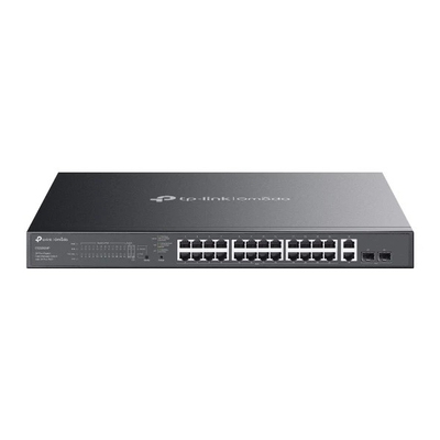 Switch rrjeti TP-Link Omada ES228GMP, 28 porta Gigabit, PoE+, i zi