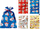 Qese dhuratash celofan MFP Oslo Christmas Santa, 20x35cm, motiv festash, blu