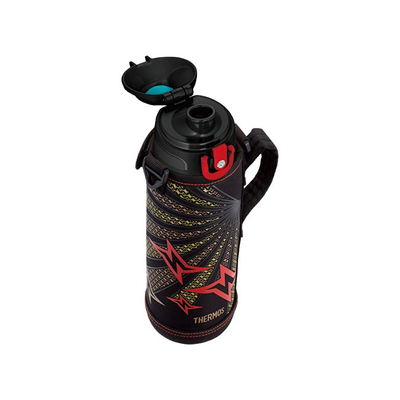 Gotë termike për pije Thermos, e zezë me dizajn 1000 ml