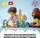 Lodër LEGO Duplo Disney Ariel Magical Underwater Palace 10435, set për me ndërtu, figura personazhesh, shumëngjyrëshe
