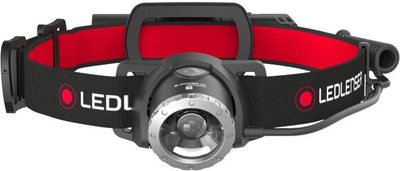 Фењер за глава Ledlenser H8R, полначлив, IPX4, црн