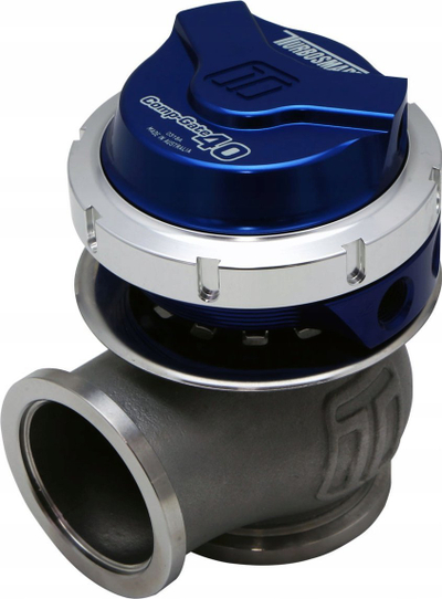 Wastegate i jashtëm Turbosmart GenV CompGate40, 40mm, 14PSI, blu