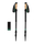 Shkopinj trekkingu Spokey Zodiac, alumini, 105-135 cm, të zinj