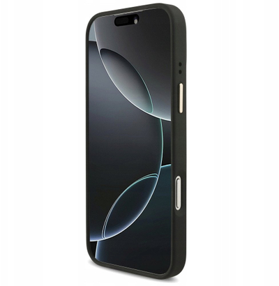 Mbulesë telefoni Guess 4G, për iPhone 17 Pro Max, lëkurë PU, me rrip najloni, kafe