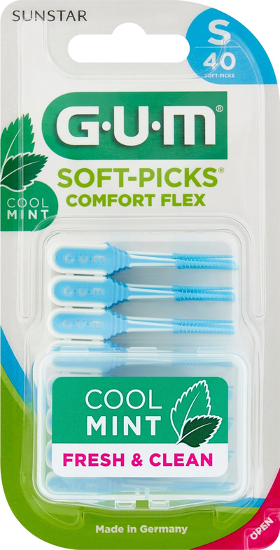 Furça interdentare Gum Soft Picks Comfort Flex Mint Small, 40 copë, aromë mente