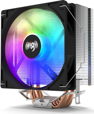 Ftohës CPU Aigo ICE 400, ventilator 120 mm, RGB, i zi