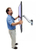 Mbajtëse muri për TV Ergotron 45-296-026, 30"-55", 18-40 lbs, i zi