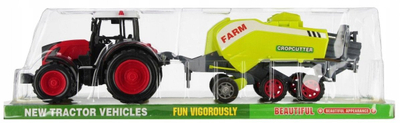 Set lodër traktor me presë MEGA CREATIVE, mekanizëm tërheqje, 22x14x13cm, jeshile e kuqe