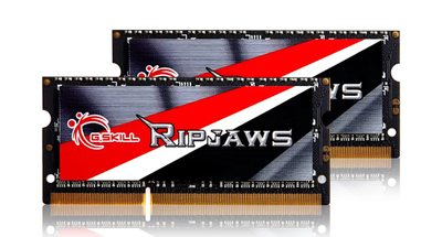 Memorie G.SKILL Ripjaws SODIMM, 16GB, DDR3L, 1600MHz, CL9, e zezë/e kuqe