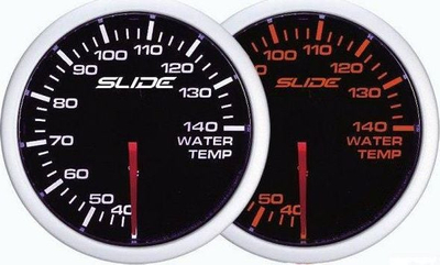 Matës temperature uji Slide WA Gauge 52mm, matës uji për motor, me dritë të bardhë a qelibar