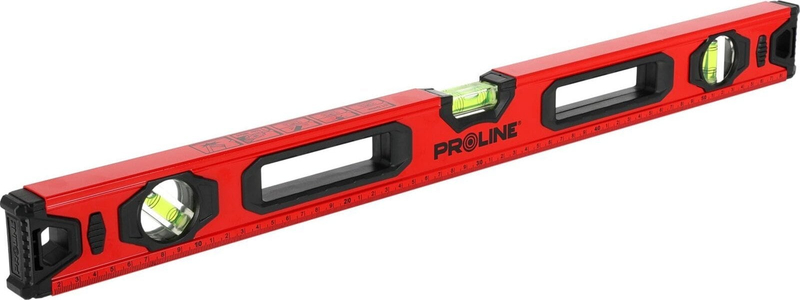 Nivel PROLINE Standard, 100 cm, 3 flluska, trup alumini