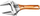 Çelës i rregullueshëm NEO 03-019, tip suedez, 118mm, çelik chrome vanadium
