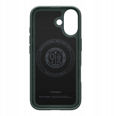 Maskë telefoni Spigen Thin Fit MagSafe për iPhone 17, e hollë, Abyss Green