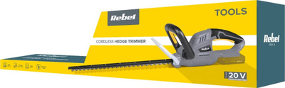 Gërshërë kopshti me bateri Rebel Tools RB-5001.1, teh 58 cm, 20V, gri e zezë