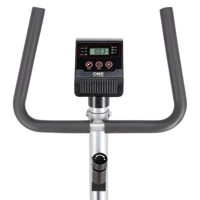 Biçikletë palesre One Fitness RW3011, fren mekanik, kompjuter trajnimi, gri portokalli