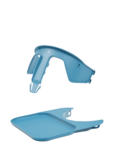 Set gardhi dhe pllake ngrënjeje KAOS Klapp, për karrige ngrënjeje, Swedish Blue