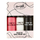 Set llak për thonjë Barry M Nail Art Deco Paint, i kuq/bardhë/zi, 3 x 4 ml
