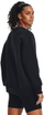 Bluzë sportive femrash Under Armour Essential Fleece OS Crew, me mëngë të gjata, e zezë
