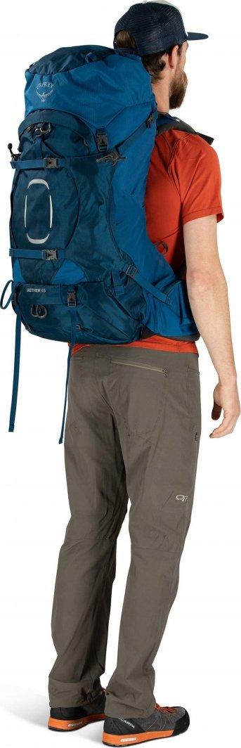Çantë shpine për hiking Osprey Aether, 65 L