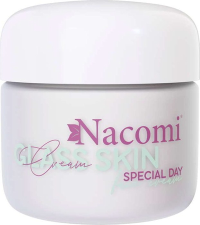 Krem fytyre Nacomi Glass Skin, lëmuese, 50ml