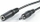 Kabllo zgjatues audio Roline 3.5mm, 5m, mashkull me femër, i zi