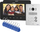 Set videointerfon Orno INDI MULTI P, 2 familje, ekran 7", me brelok afërsie, i bardhë