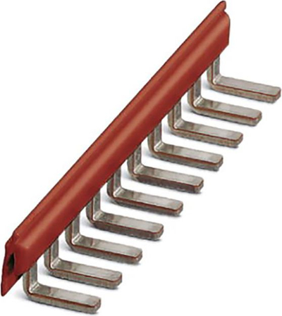 Shirit lidhës Phoenix Contact EB80 DIK RD, 80 pole, 6.2 mm, i kuq