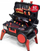Set veglash Wiha XXL 4 Trolley Electric 45734, 80 copë, valixhe me rrota, e zezë