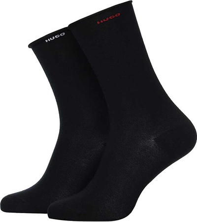 Çorape për femra HUGO BOSS, 2 copë, të zeza