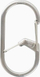 Karabiner Nite Ize G-Series Dual Chamber 2, çelik inoksi, ngjyrë argjendi