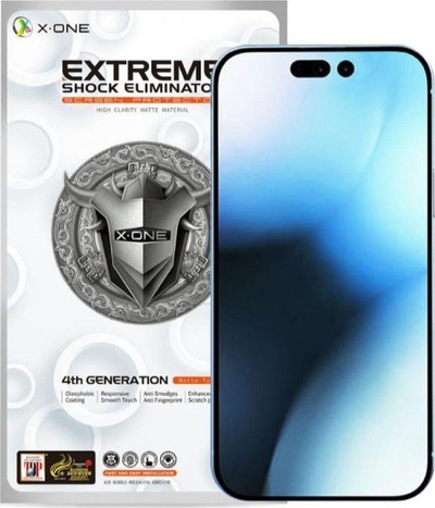 Xham mbrojtës X-One Extreme Shock Eliminator 4th Gen, për iPhone 15 Pro Max, transparent