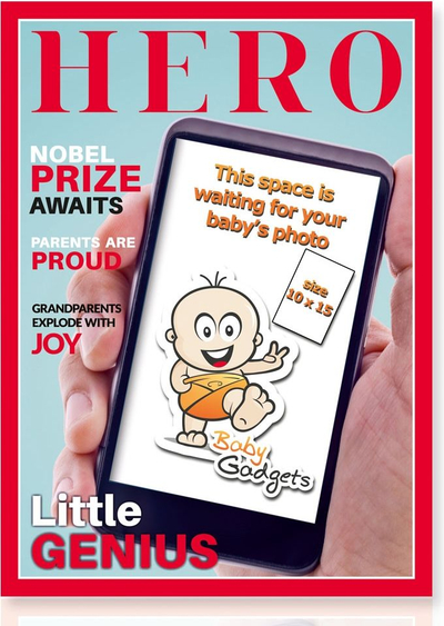 Kornizë fotografie Baby Gadgets Foto Ramka: Hero, 10 x 15 cm, e zezë