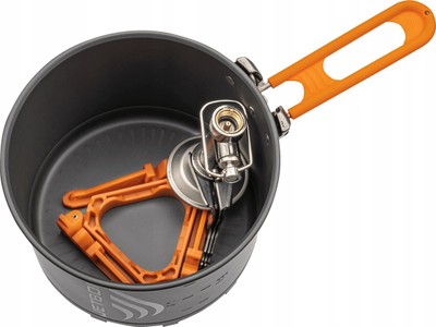 Sistem gatimi kampingu Jetboil Stash, kompakt, peshë e lehtë, gri