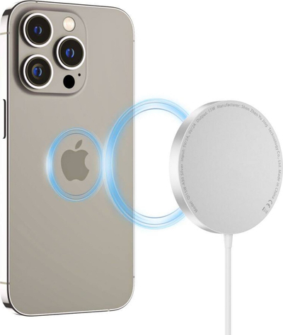 Karikues wireless Tech-Protect QI15W-A30, MagSafe, 15W, argjendtë