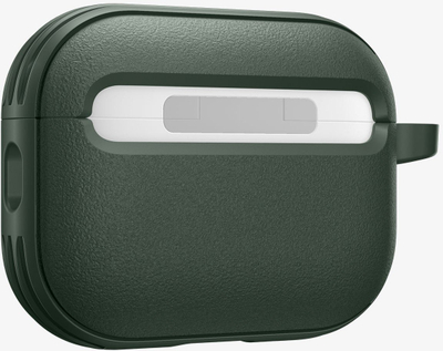 Навлака за слушалки Spigen ACS09827, за Apple AirPods Pro 3, со карабинер, зелена