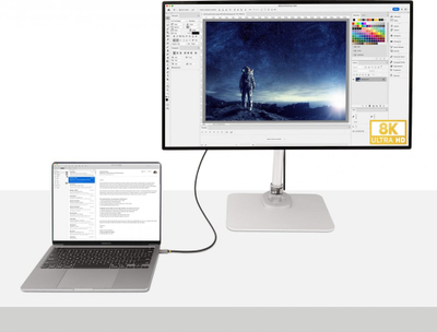 Kabllo USB4 StarTech.com, USB C në USB C, 1m, 40 Gbps, 100W, e zezë