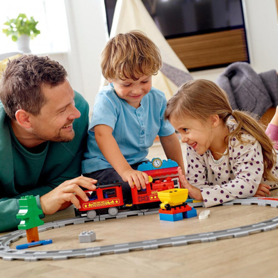 Set LEGO Duplo (10874) - Tren, 59 pjesë