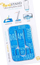 Mbajtëse telefoni Thinking Gifts Flexistand, për smartphone dhe tablet të vogël, dizajn Blue Words