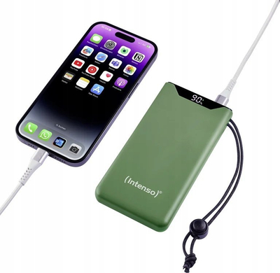Power bank Intenso 7332037, 10000mAh, me PD dhe Quick Charge 3.0, jeshil