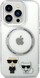 Këllëf telefoni Karl Lagerfeld Karl and Choupette, MagSafe, për iPhone 14 Pro Max, transparent